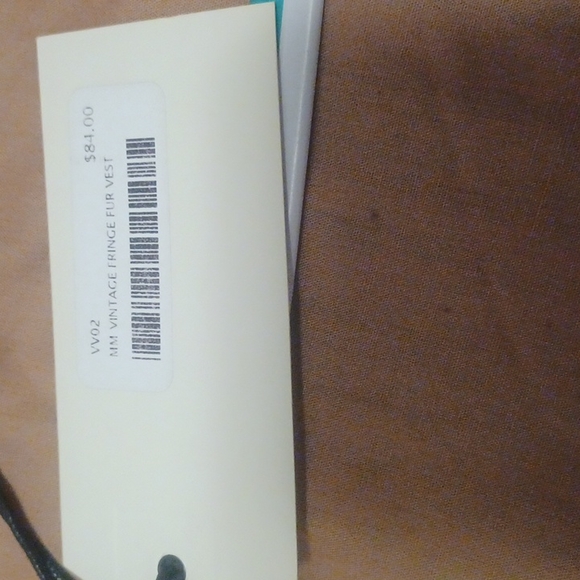 NWT Miss Me Vintage Solid Brown Faux FUR VEST - Picture 4 of 6